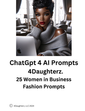 Load image into Gallery viewer, 25 Business Fashion Volume 1 ChatGPT Prompt Guide
