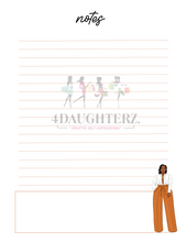 Load image into Gallery viewer, Undated Neutral/Natural Girl Planner *Made for You Printable Download*67 pages

