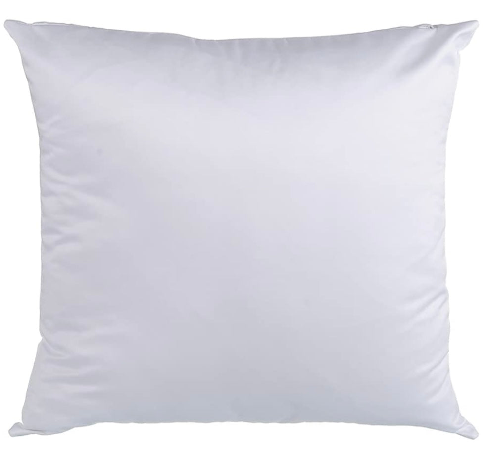 Pillow Covering-Double-sided White Satin 100% Polyester